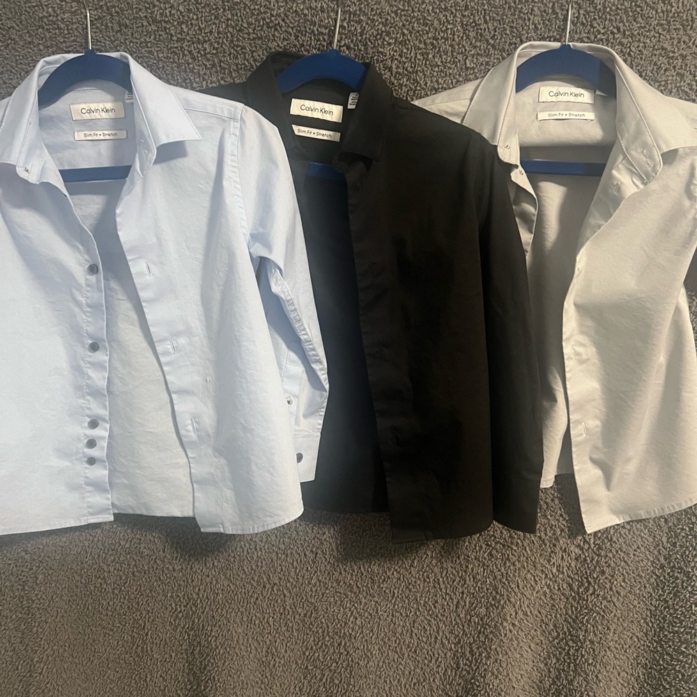 Boys Calvin Klein dress shirts